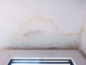 a,large,stain,on,the,window,sill,wall,from,moisture