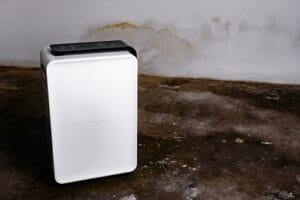 the,dehumidifier,works,in,an,empty,room,with,a,mold